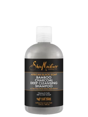 SHEA MOISTURE AFR.B BAMB SHAM 384ML