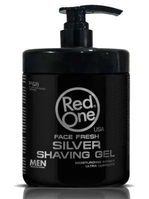 RED ONE SHAVING GEL SILVER 1000ML