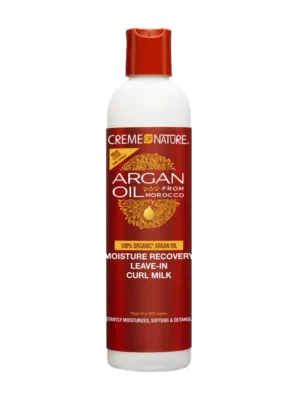 CREME OF NATURE ARGAN MOISTURE RECOVERY LEAVE CURL MILK