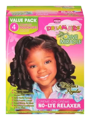 AFRICAN PRIDE DREAM KIDS 4 TOUCH-UP NO-LYE RELAXER REGULAR