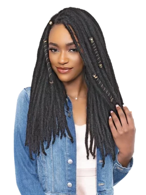 JANET LOCS & ROLL HUMAN HAIR LOCS